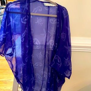 See through pool beach cover up